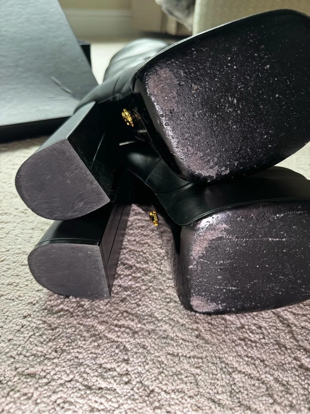Versace 13 heels soles